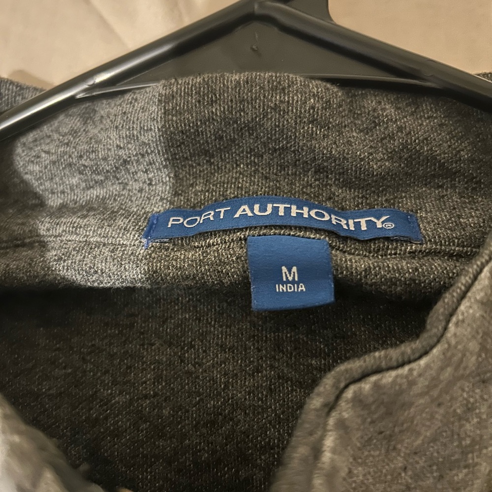 Port Authority Gray Sweater. North Carolina Central University Athletics.